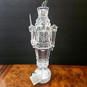 NUOVA statuina natalizia schiaccianoci acrilico con illuminazione a LED alta 18", NUOVA. - Foto 1 di 9