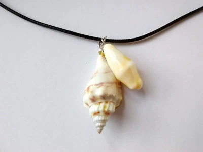 Collar Seashell Surfer Sirena Boho Boho 20" Vendedor EE. UU. Regalo Nuevo Foto 1 de 4