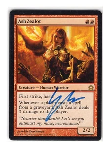 Signed Ash Zealot - Return to Ravnica (RTR) - Picture 1 of 2