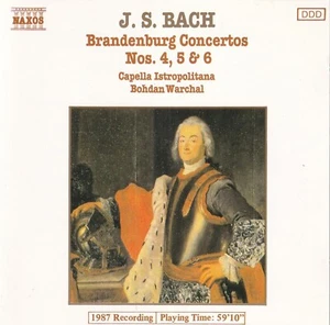 BOHDAN WARCHAL - Capella Istropolitana - Bach Brandenburg Concertos 4 5 6 CD - Picture 1 of 1