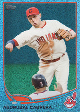 2013 Topps Silver Slate Blue Sparkle Wrapper Redemption #351 Asdrubal Cabrera