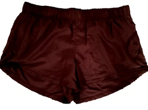 ATHLETIC WORKS MOISTURE WICKING DEEP CHIANTI RUNNING SHORTS Pockets Sz XL - Picture 1 of 8