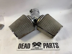 Harley custom twin dual Spectre PowerAdder chrome air filter ventilator - Bild 1 von 10