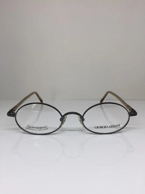 New Vintage Giorgio Armani 250 Eyeglasses GA 250 C. 976 Gunmetal 46-20mm Italy - Image 1 of 4
