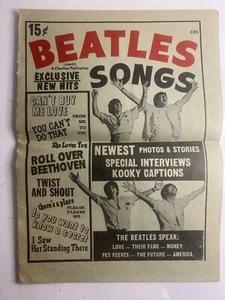 Revista Beatles Songs - Letra - Charlton - Verano 1964 - Imagen 1 de 6