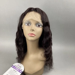HD Lace Front Wig Body Wave Natural Black 14”-18” 100% Unprocessed Human Hair - Picture 1 of 9