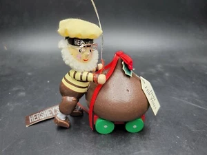 Hershey Kiss Weihnachtsschmuck Oversized Kiss on Cart 1992 Kurt Adler - Bild 1 von 5