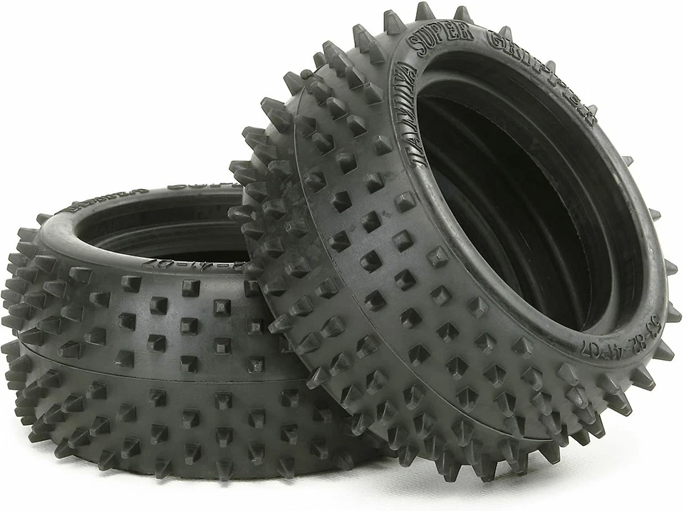 Tamiya OP Parts OP.84 6029 Rear Wheel Square Spike Tire 53084 - Image 1 of 1