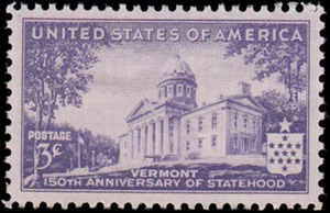 US Stamp #903 - 1941 3¢ Vermont Statehood, EzGrade™ VF, MNH, OG - Picture 1 of 3