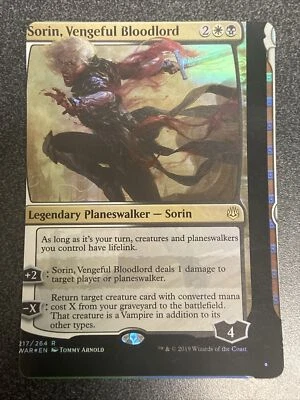 Sorin, Vengeful Bloodlord MTG War of the Spark NFC Foil Miscut/Misprint - Image 1 of 2