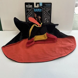 Disney Bark Villains Jafar Costume Cape Hat Dog Outfit XS/S - Picture 1 of 6