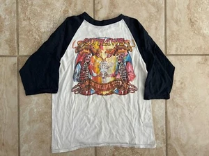 Vintage Outlaws Hurricane Tour Raglan 1979 1980 Band Concert Tour Shirt Sz Small - Picture 1 of 5
