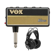 VOX Amplug 2 Blues AP2BL Guitar Headphone Amplifier with Headphones