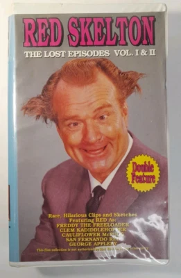 Red Skelton The Lost Episodes VHS 1992 Vol. 1 & 2 Double Feat. Goodtimes Video - Image 1 of 4