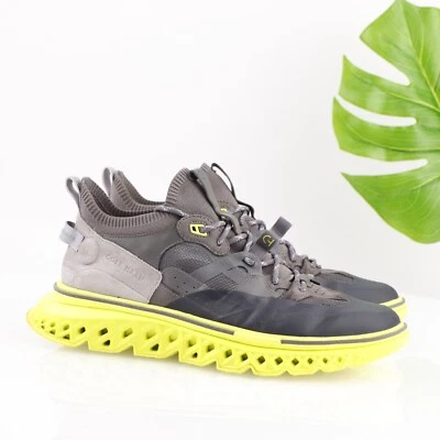 Zapatilla deportiva informal Cole Haan para hombre 5.ZeroGrand WRK talla 11 M gris amarillo neón Foto 1 de 4