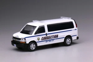 ED 596 1:64 White Express 3500 NYCD furgoneta de policía modelo diecast coche de colección - Imagen 1 de 5