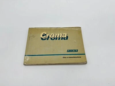 LIBRETTO USO E MANUTENZIONE FIAT CROMA MK1  ITALIANO ORIGINALE - Immagine 1 di 2