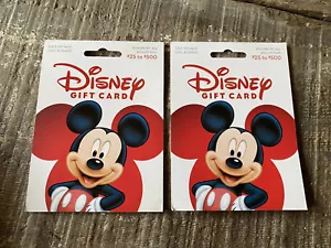 Collectible DISNEY GIFT CARD NO CASH VALUE Mickey Mouse New red collector - Picture 1 of 2
