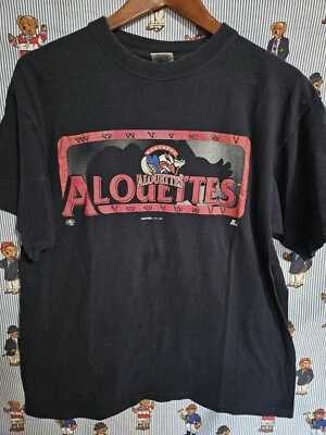Vintage 1999 Montreal Alouettes CFL Football Starter T-Shirt Size L - Image 1 of 4