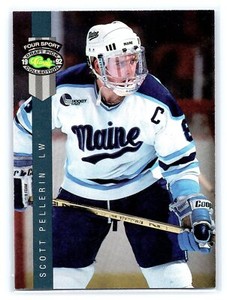 1992 Classic Four Sport Draft Pick Hockey #202 Scott Pellerin Maine Black Bears