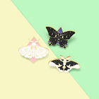 3Pcs Moth Butterfly Enamel Pins Phase Brooch Bag Clothes Lapel Pin Badge Gi Zr