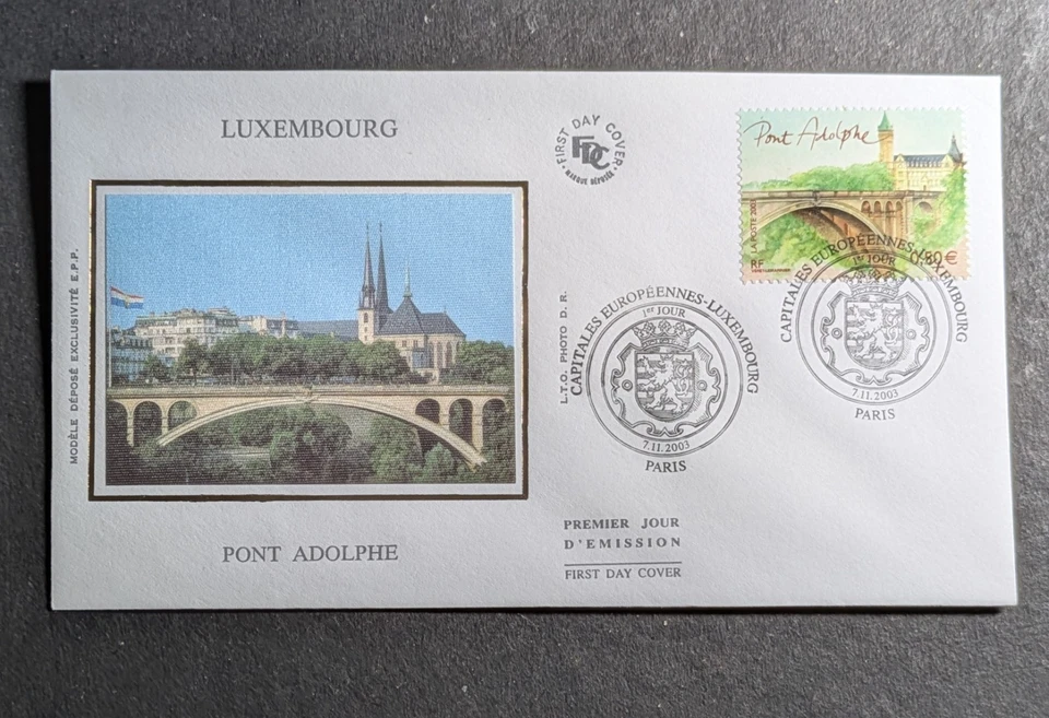 France 2003 FDC First Day Stamp 3627 Adolphe Bridge Luxembourg - Image 1 of 1