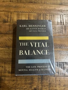 Karl Menninger VITAL BALANCE THE LIFE PROCESS IN MENTAL HEALTH & ILLNESS 1965 - Picture 1 of 13