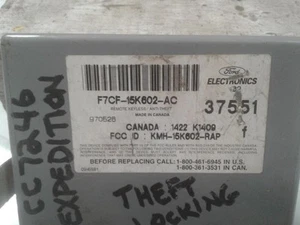 Chassis ECM Theft-locking Keyless Entry Trunk Mounted Fits 97-03 ESCORT 652609 - Picture 1 of 3