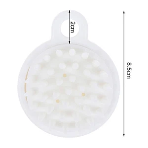 Silicone Head Body Shampoo Scalp Massage Brush Comb Hair Washing Comb Bath T_ln - Picture 1 of 12