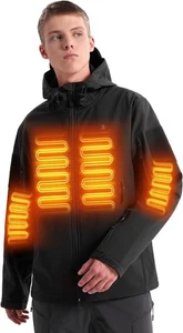 Beheizbare Jacke für Herren Damen, ANTARCTICA GEAR Wintermantel mit 12V 16000mAh XL - Bild 1 von 5
