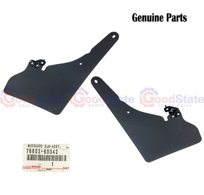 Genuine Toyota LandCruiser HZJ79 HZJ78 HZJ75 Front Mud Flap Splash Guard Set - Image 1 of 4