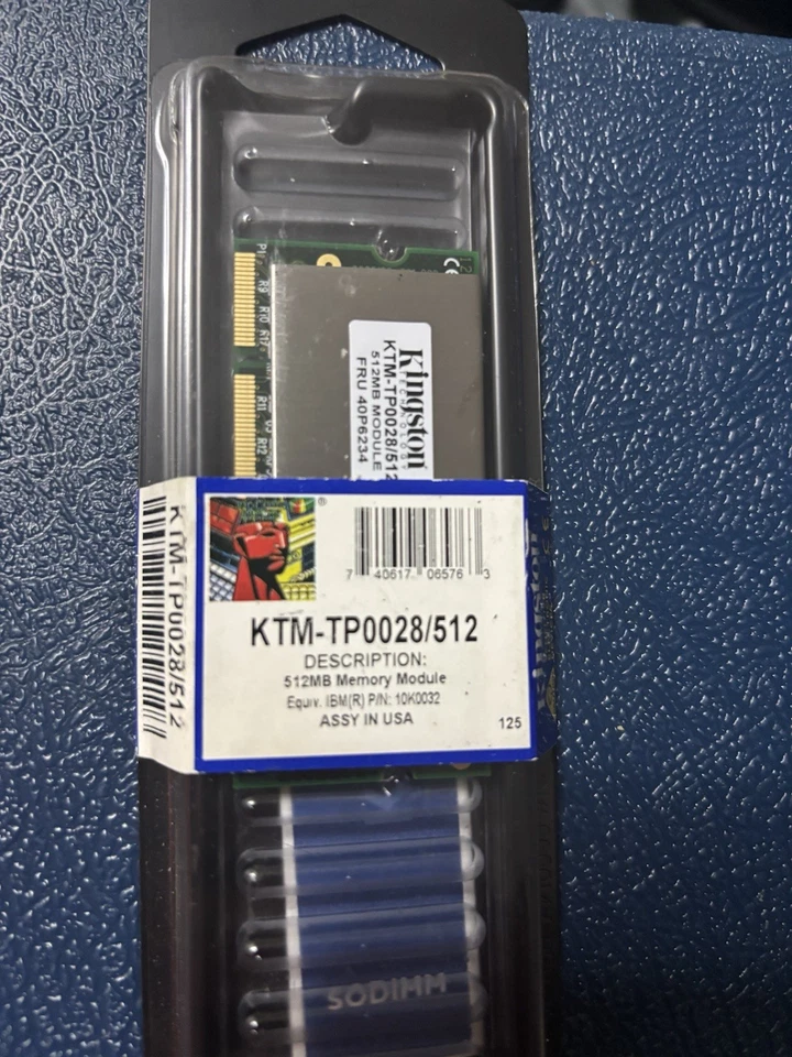 Kingston 512 MB PC2100 DDR-266 Laptop Memory RAM KTM-TP0028/512 New - Image 1 of 1