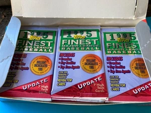 1995 Topps Finest Update Partial Hobby Box: 16/24 MINT ungeöffnete Packungen - Bild 1 von 4