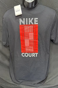 Camiseta de tenis para hombre Nike Dri-Fit negra XL M11843FO25-BLK - Imagen 1 de 7