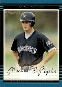 2002 Bowman Mike Peeples Rookie Colorado Rockies #306 - Picture 1 of 2