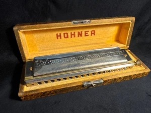 Vintage Hohner 64 Chromonica Modell 280/64 in C mit original Aufbewahrungsbox - Bild 1 von 14