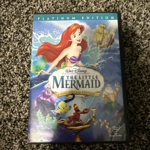 The Little Mermaid Platinum Edition: 2 Disc-Special Edition Disney DVD 2006 - Picture 1 of 3