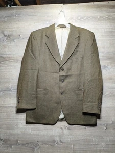 Mark Shale Schokoladenbraun-Grün Blazer Herren Größe 41R USA  - Bild 1 von 12