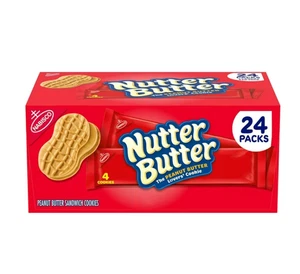 Nutter Butter Peanut Butter Sandwich Cookies, 24 pk. - FREE shipping - Picture 1 of 2