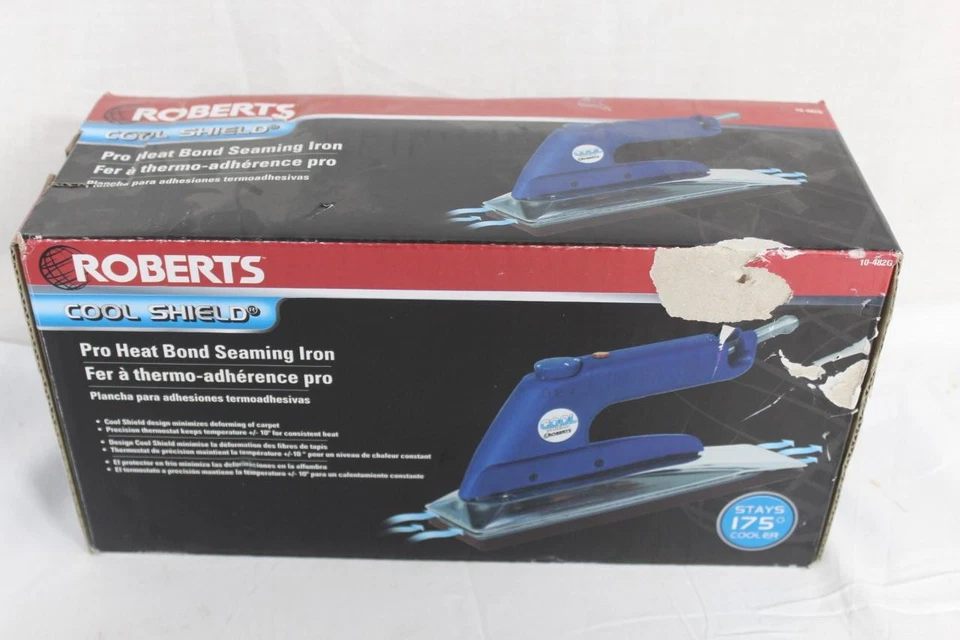 Plancha al vapor Roberts 10-482G Cool Shield alfombra Heat Bond - ¡NUEVA! Foto 1 de 1