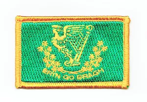 ERIN GO BRAGH FLAG PATCHES COUNTRY PATCH BADGE IRON ON NEW EMBROIDERED - Foto 1 di 1