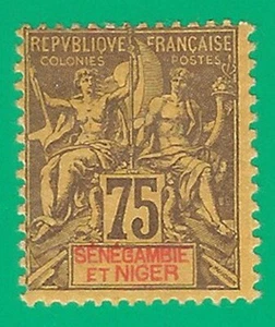 SENEGAMBIA & NIGER Franc colony 1903 year mint stamp MNH - Picture 1 of 2
