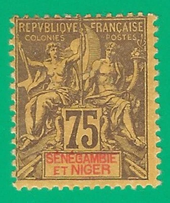 SENEGAMBIA & NIGER Franc colony 1903 year mint stamp MNH - Image 1 of 2