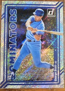 2023 Donruss George Brett #D1 Dominators Rapture Insert - Royals