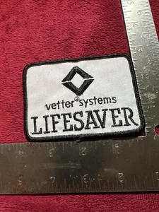 Parche de insignia bolsas de elevación de bomberos de sistemas veterinarios salvavidas obsoletos. - Imagen 1 de 2