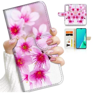( For Vivo Y01 ) Wallet Flip Case Cover AJ24500 Flower - Photo 1 sur 7