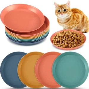 12Pcs Cat Food Bowl Set, 6Inch Wide Shallow Cat Bowl for Relief Whisker Fatigue - Picture 1 of 8