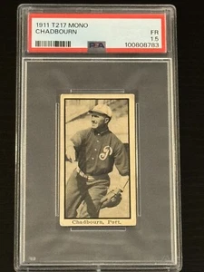 1911 T217 Mono Chet Chadbourn (selten!) PSA Fair 1.5 (Pop:1, höher:7) - Bild 1 von 2