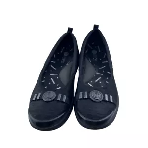 Zapato sin cordones Bzees Aspire TALLA 6,5 elástico cómodo tacón bajo sin cordones negro - Imagen 1 de 7