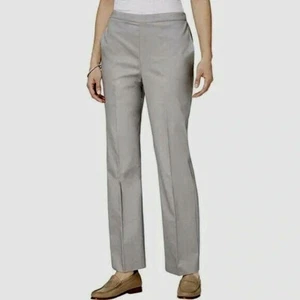 Alfred Dunner Womens Pants Size 14 Gray Native New Yorker Classic Fit Short - Picture 1 of 6